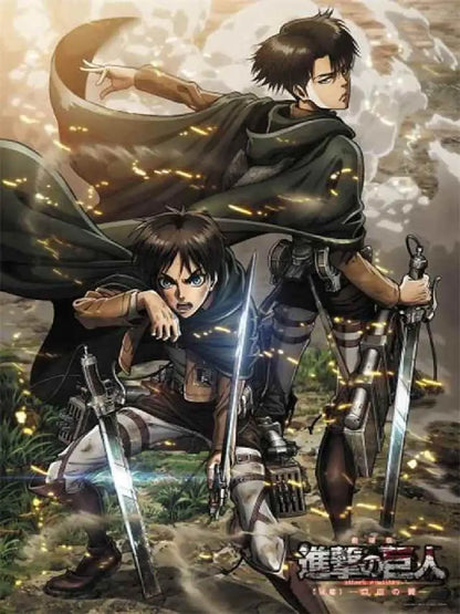 Attack on Titan Final Season Poster: Manga Canvas Art - Posters