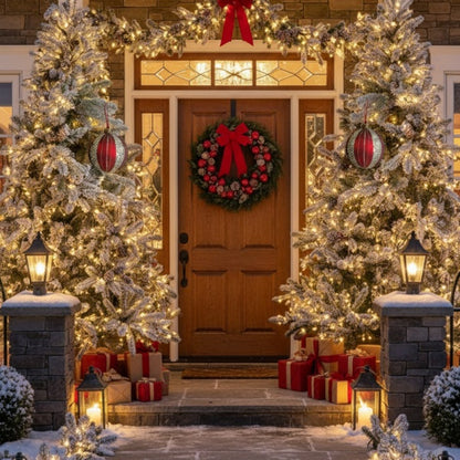 4-piece Set Of 4.7-inch Christmas Glass Ball Ornaments, Festive Tree Hanging Decorations, Party Decoration Supplies, Shipped By FBA, Prohibited From Sale On The Temu Platform