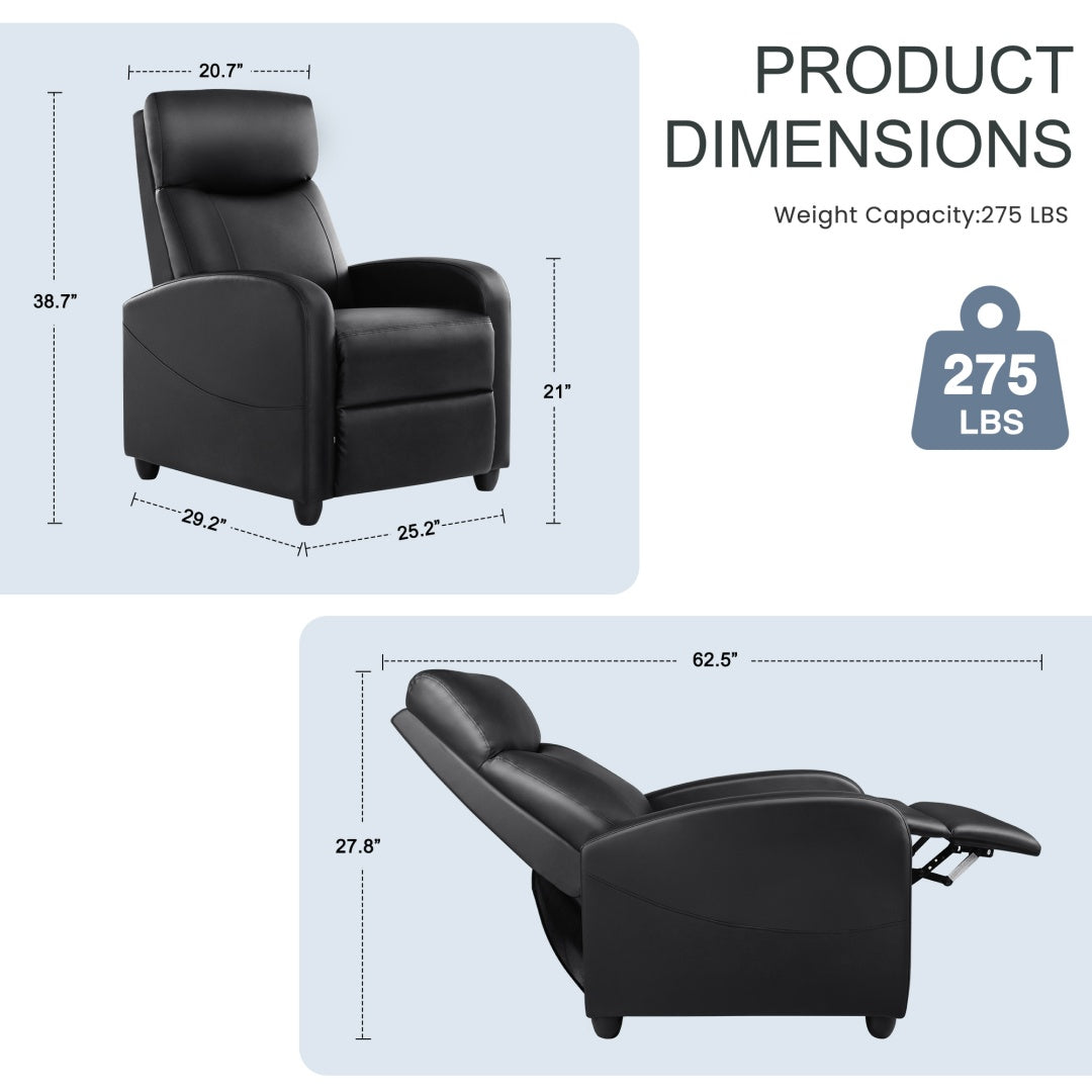 PU Leather Recliner Chair