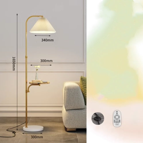 Wood Floor Sofa Lamp