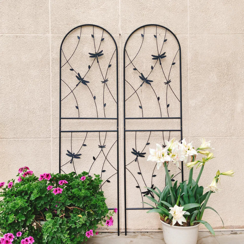 Black Metal Plant Trellis