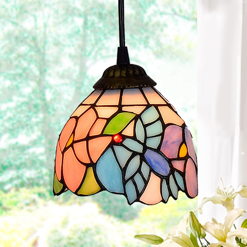 American Stained Glass Chandelier
