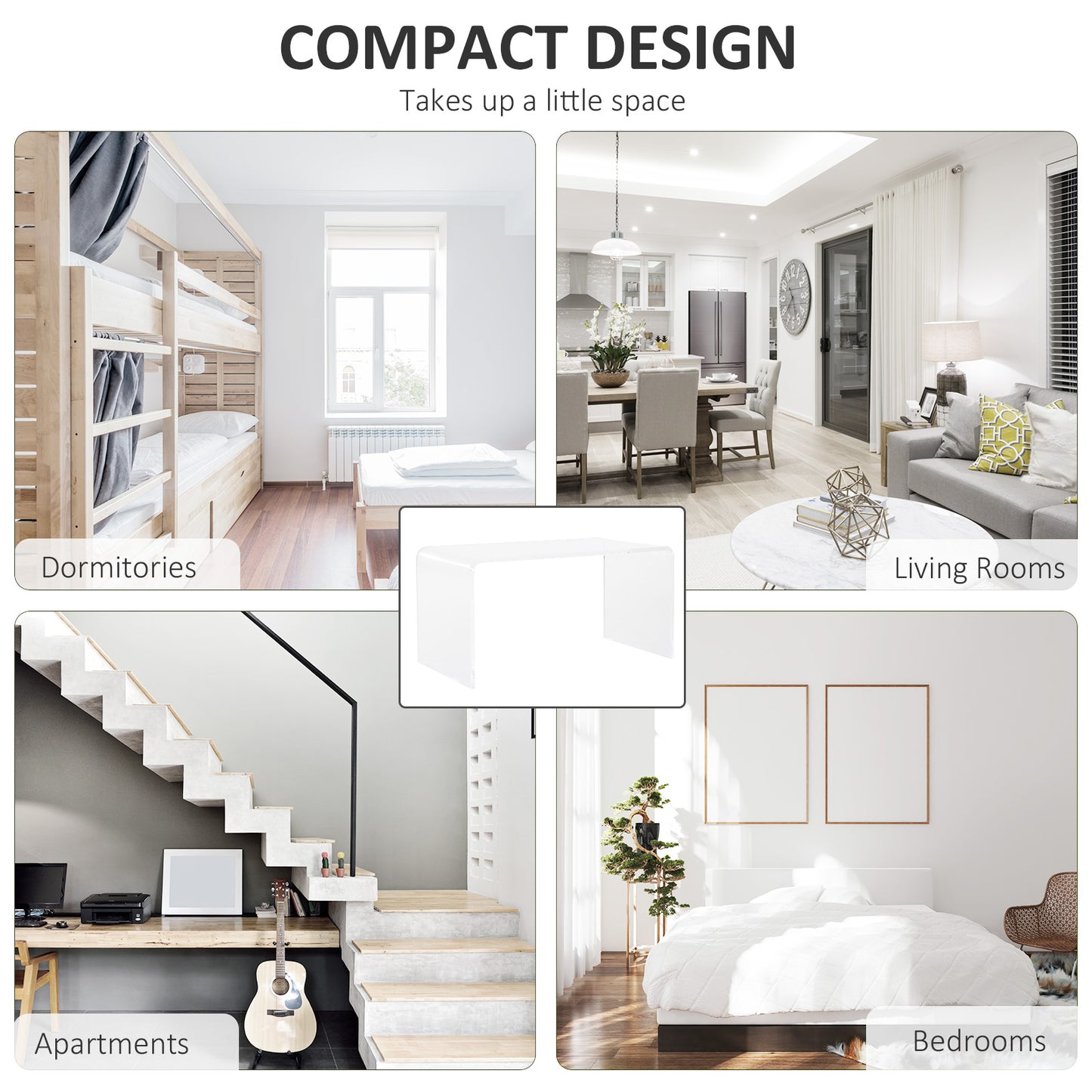 0.6" Thick Acrylic Coffee Table