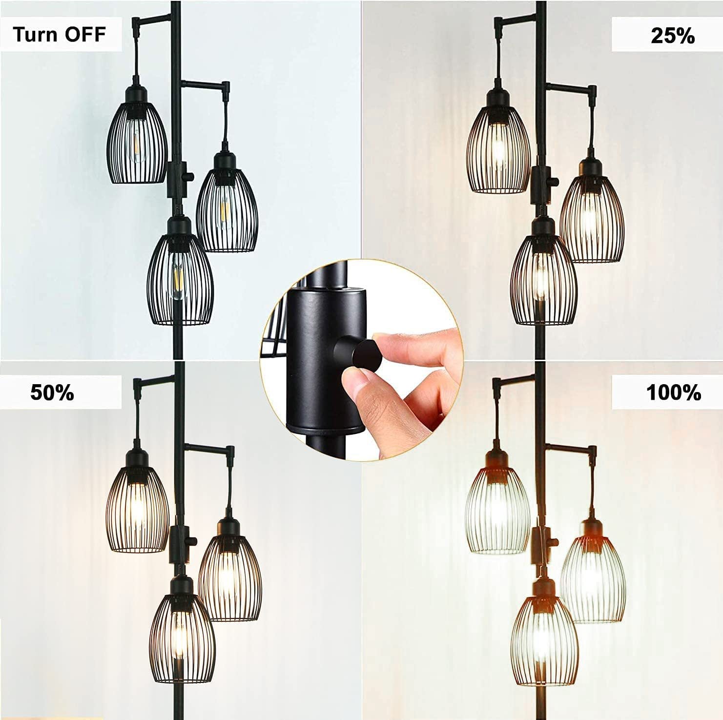 Iron Vintage Floor Lamp