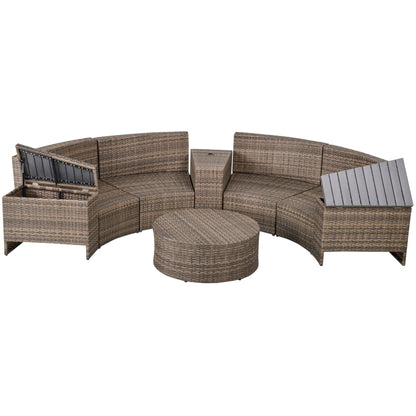 8 Piece Outdoor Sofa