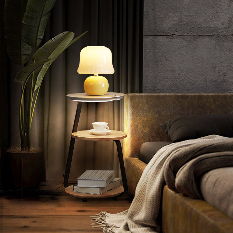 Walnut Floor Lamp