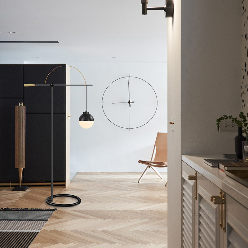 Black Iron Floor Lamp