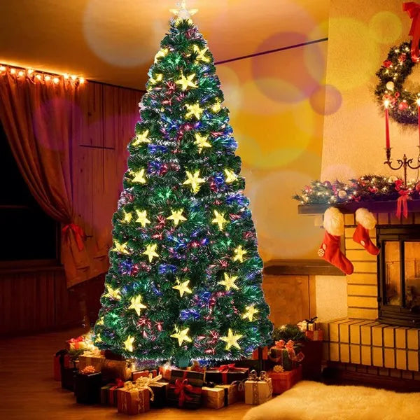 Fiber Optic Color-Changing Christmas Tree