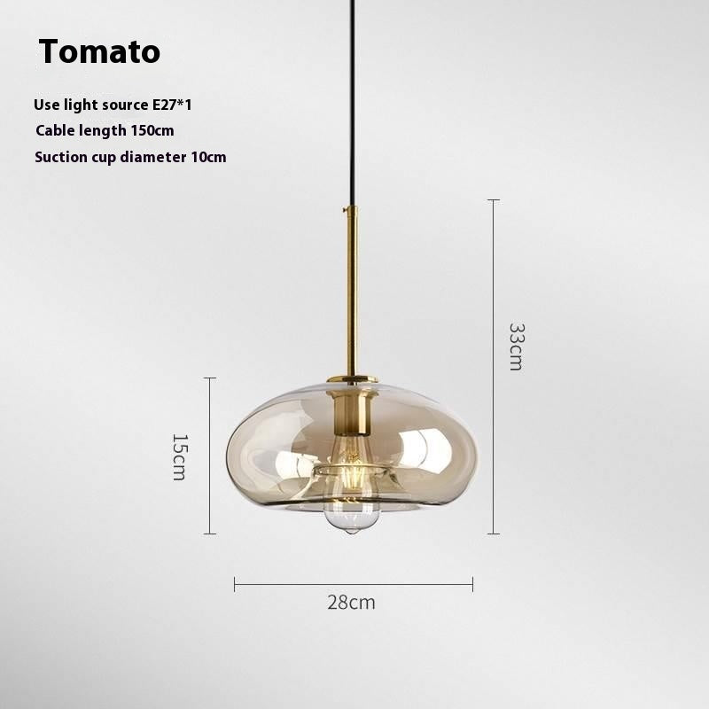 Retro Glass Bedside Lamp