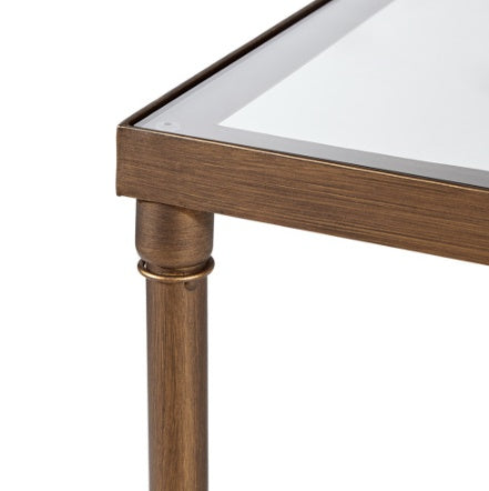 Bronze Metal Coffee Table