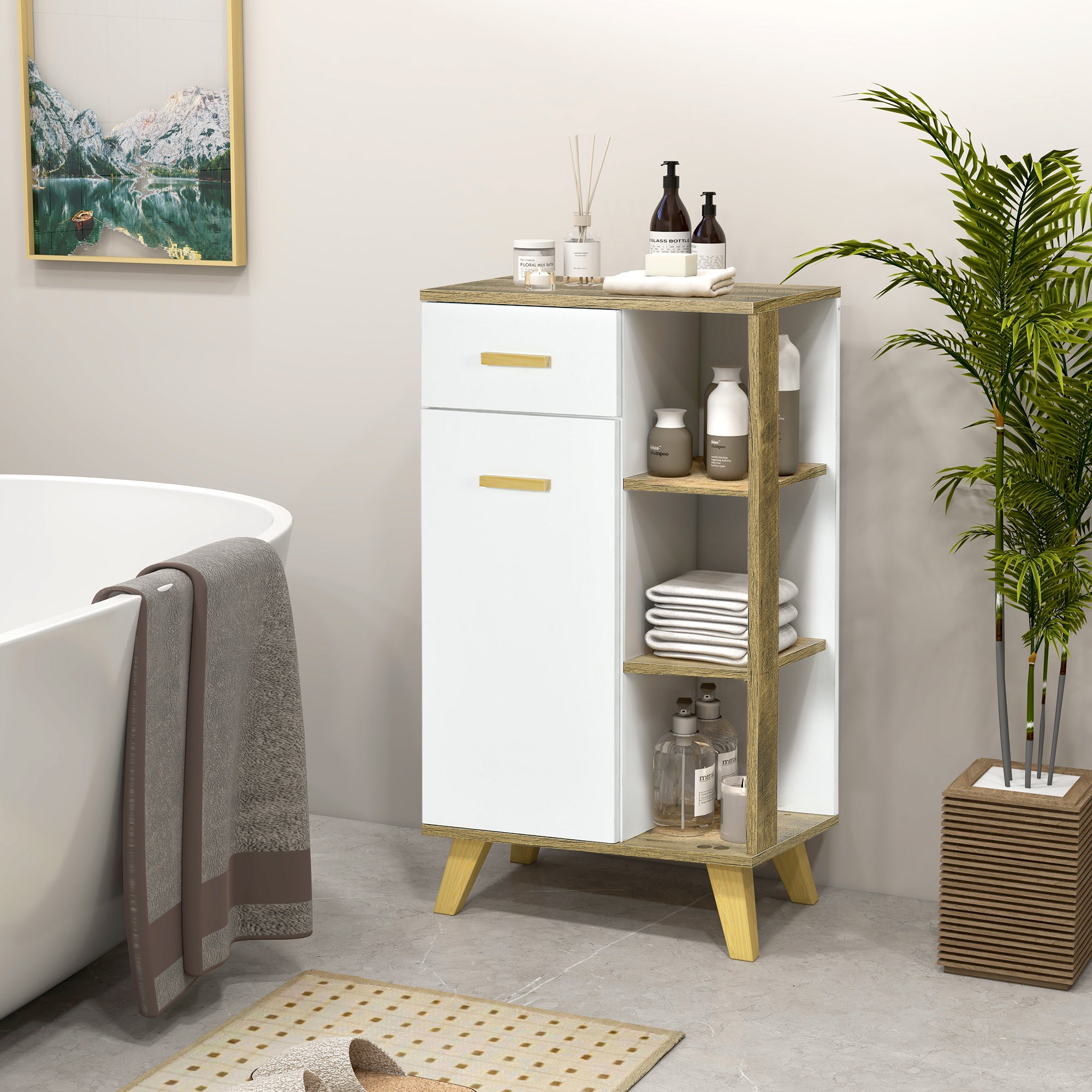 White Nordic Floor Cabinet