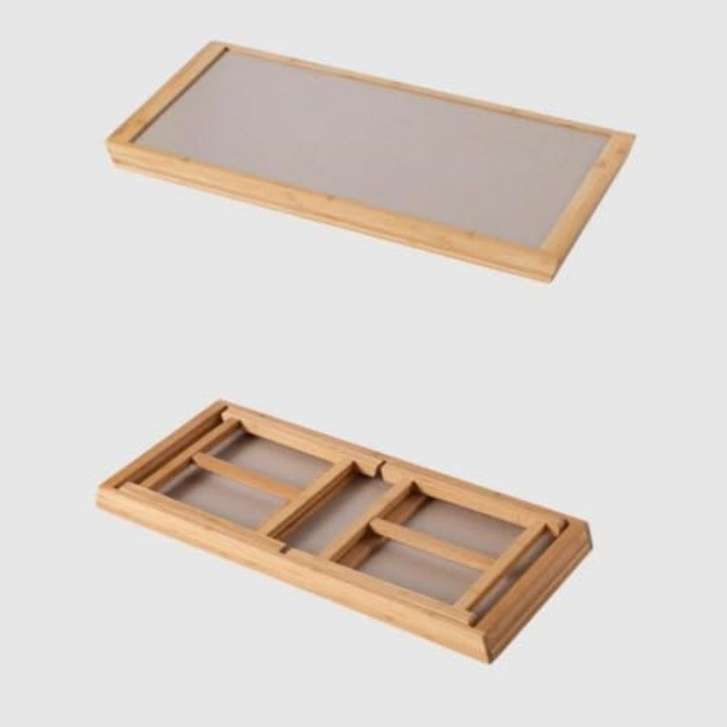 Bamboo Folding Table Coffee Table, Tatami Windowsill Low Table Bedside Table, Portable Tea Tray For Bedroom Living Room Home Office.
