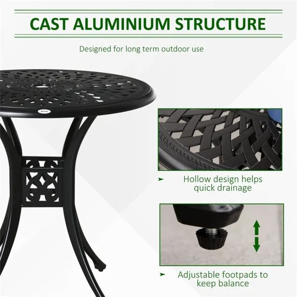 Metal Bistro Side Table