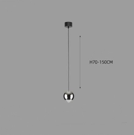 Modern Aluminum Ball Chandelier