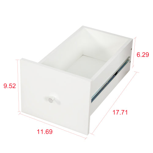 70.87 H Display Storage Cabinet , 4-Tier Shelf, 3 Side Drawers , Modern Wooden Tall Bookshelf Bookcase For Living Room Home Office