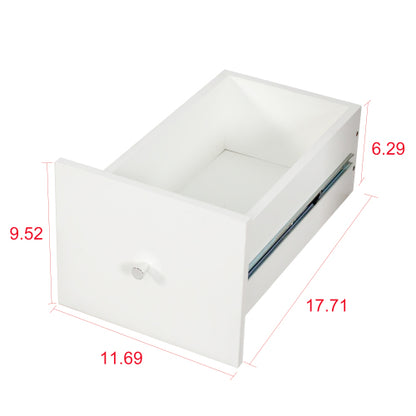 70.87 H Display Storage Cabinet , 4-Tier Shelf, 3 Side Drawers , Modern Wooden Tall Bookshelf Bookcase For Living Room Home Office