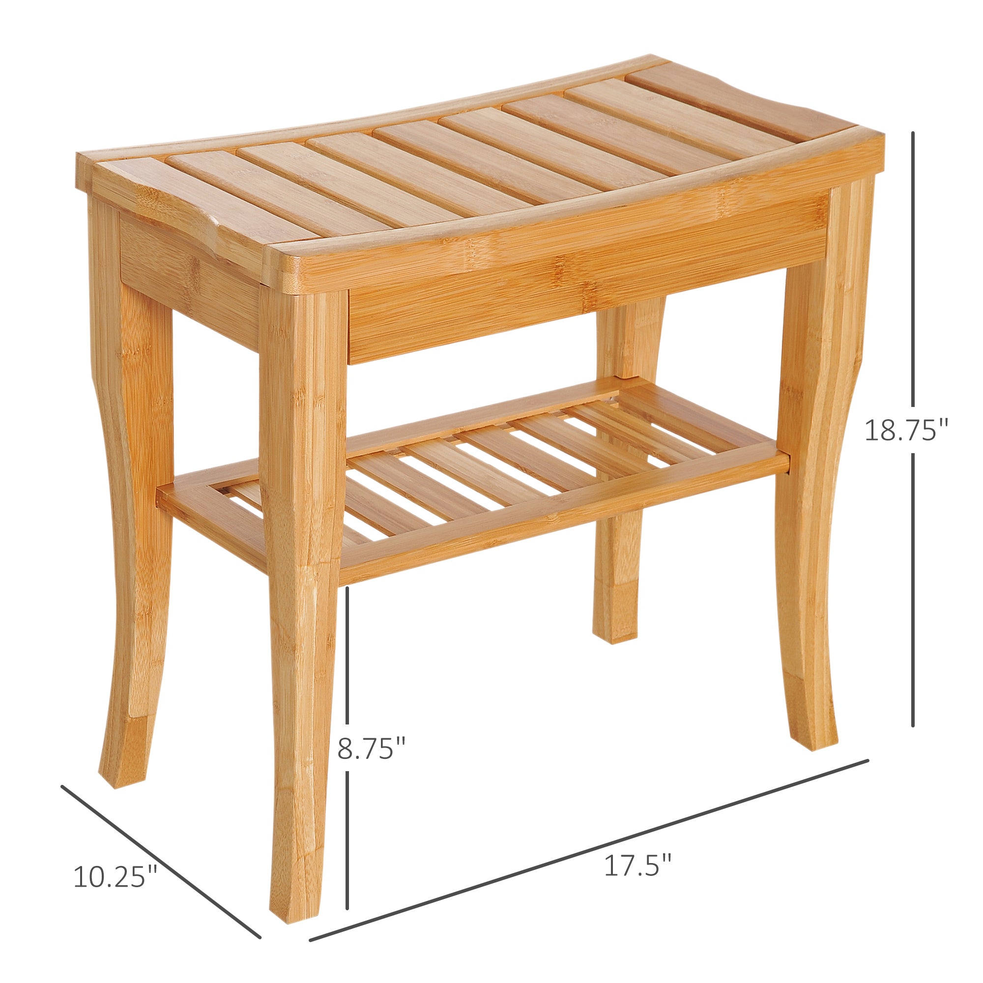 Bamboo Spa Shower Bench