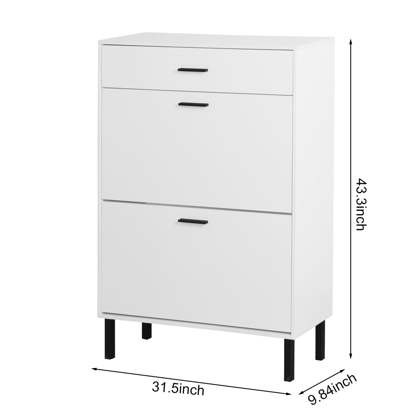 White Shoe Cabinet Organizer