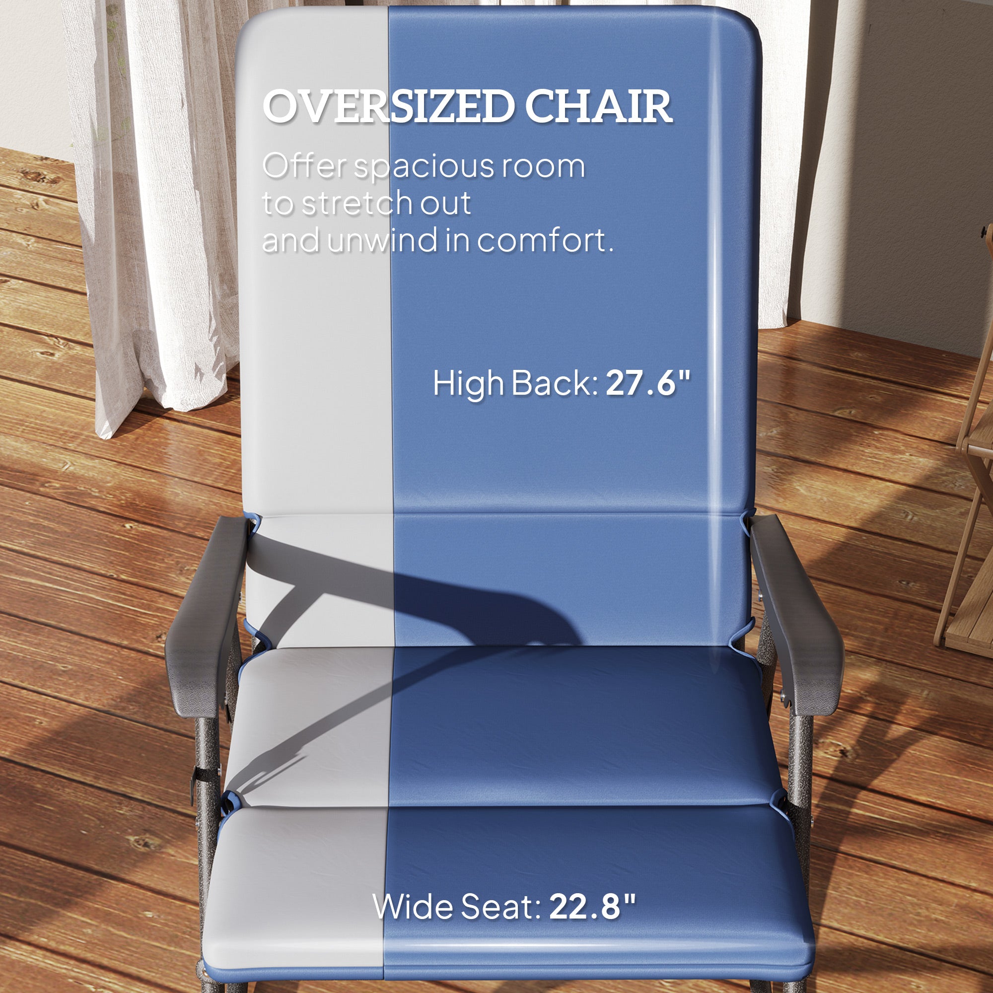 Grey Steel Rocking Chairs