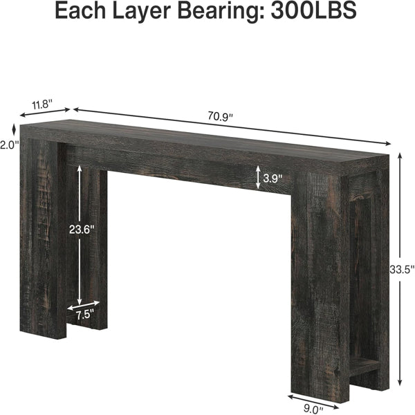 Long Console Table Living Room Table