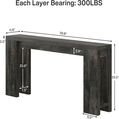 Long Console Table Living Room Table