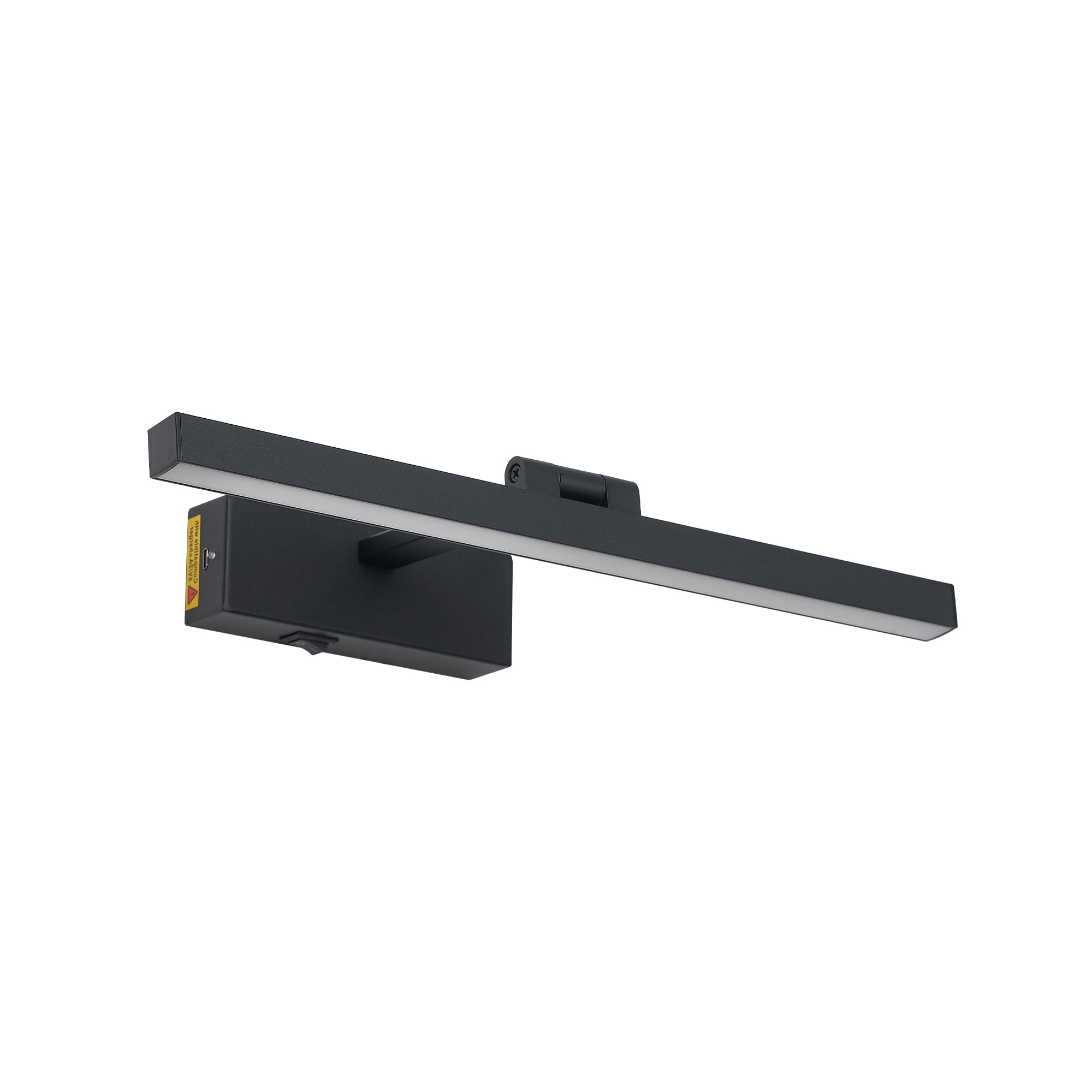 Black Dimmable LED Vanity Light