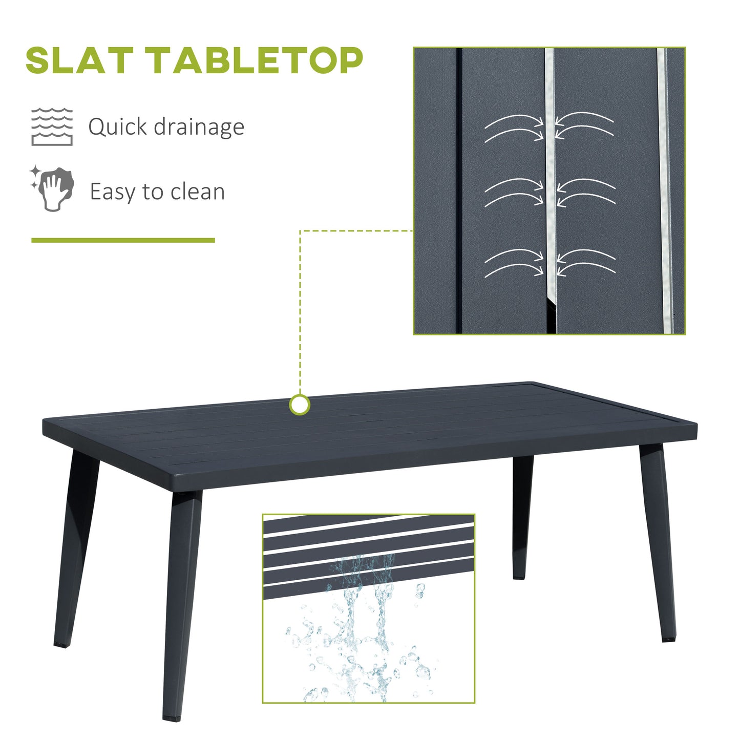 4 Piece Patio Furniture Set