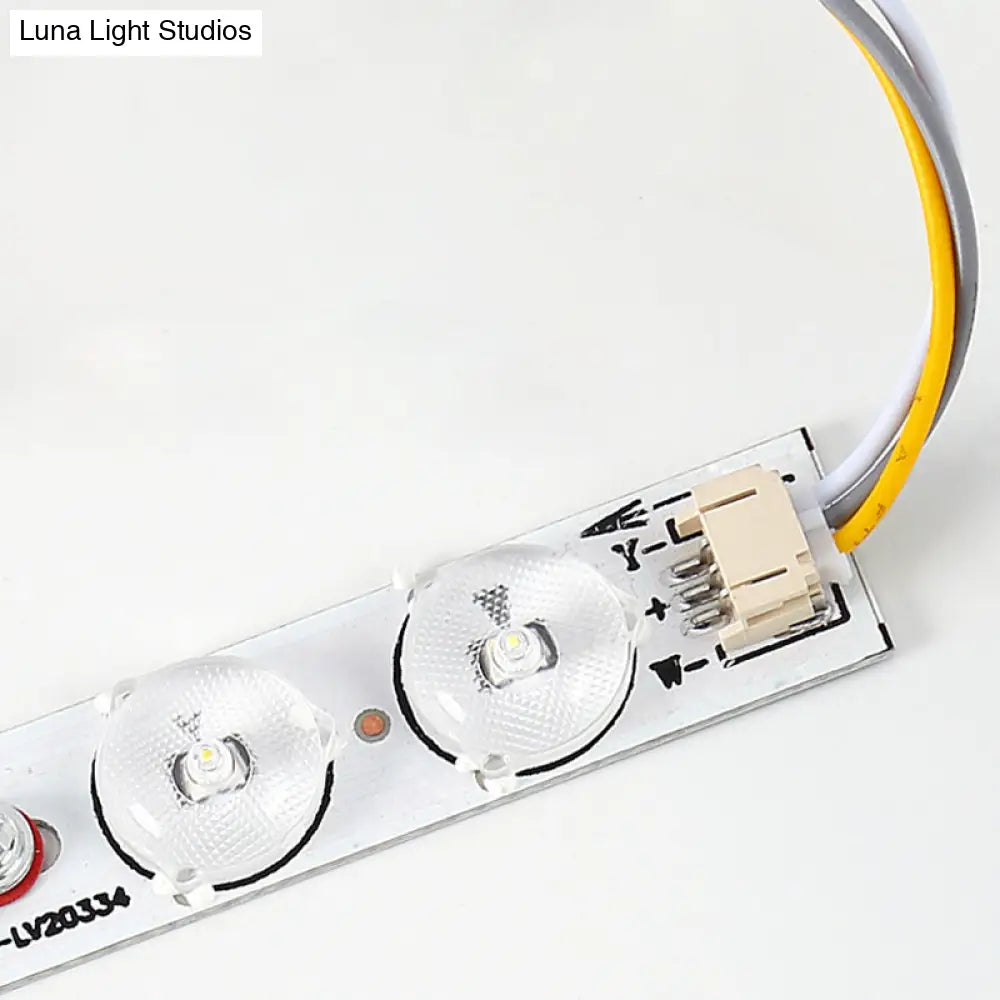 ديكوربايتس™ - مصباح سقف LED على شكل زرافة لغرفة الأطفال: دائري مدمج باللون الأبيض