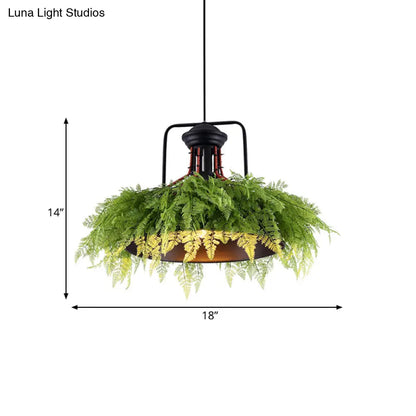 Barn Metal Plant Suspension Pendant Antique 18"/21.5" W LED Ceiling Light - Black"

Note: The revised title maintains the essential keywords for SEO purposes, but presents the information in a more concise and user-friendly manner.