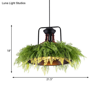 Barn Metal Plant Suspension Pendant Antique 18"/21.5" W LED Ceiling Light - Black"

Note: The revised title maintains the essential keywords for SEO purposes, but presents the information in a more concise and user-friendly manner.