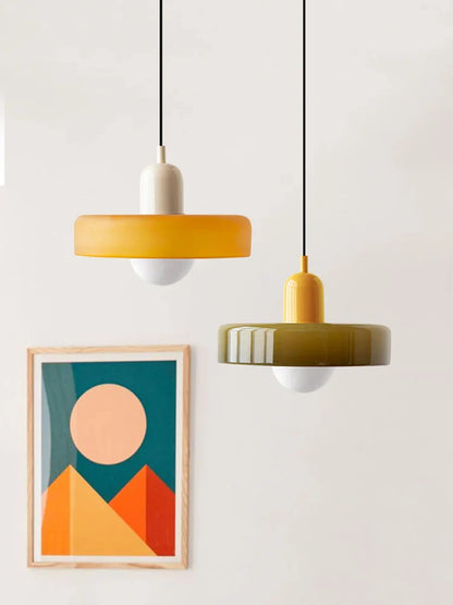 Bauhaus-Inspired Glass Pendant Lighting