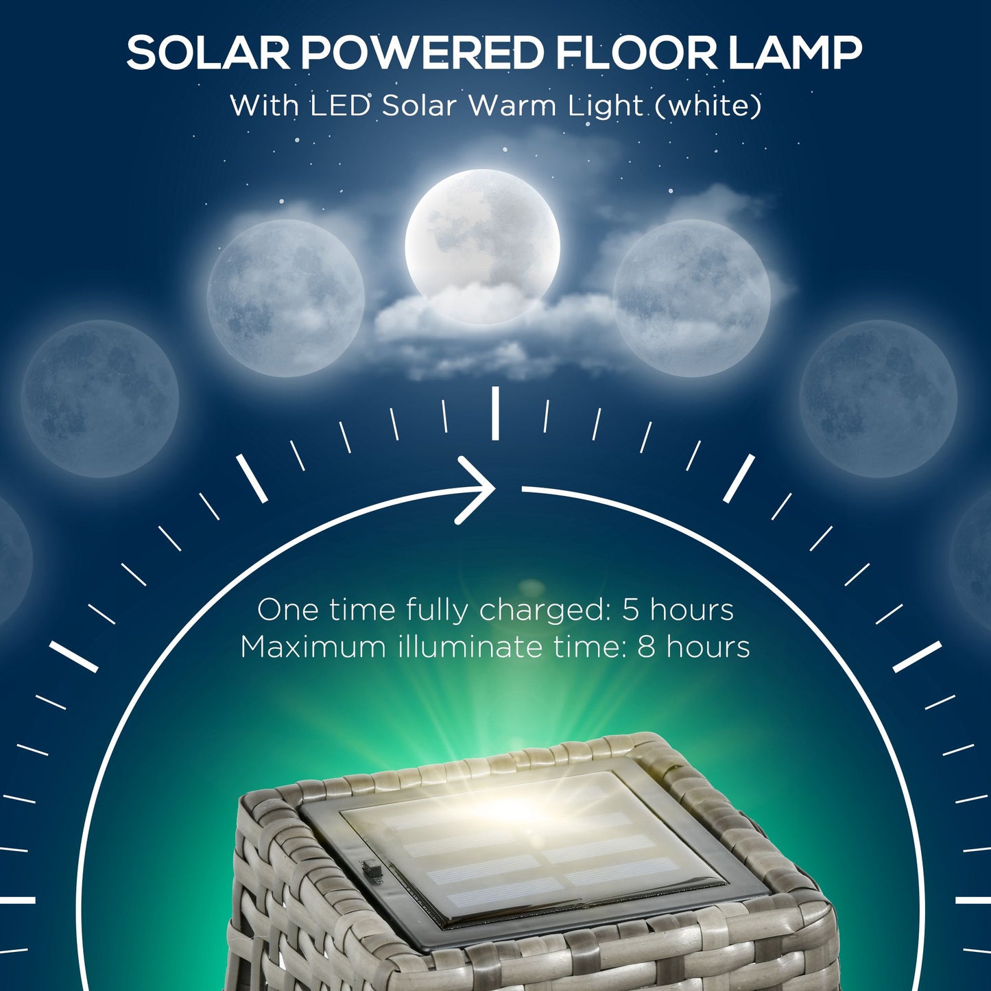 Solar Floor Lamp