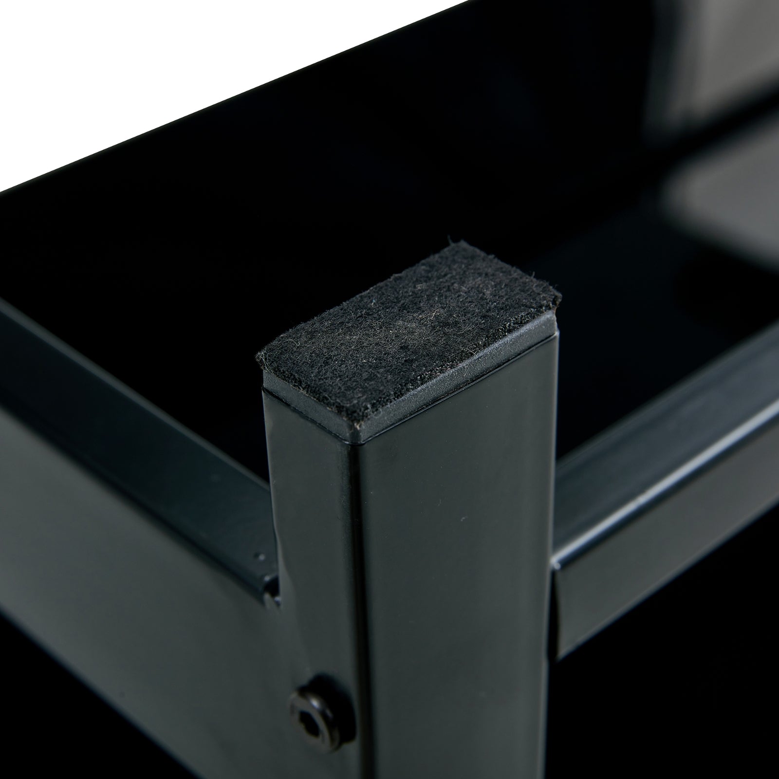 Black Glass Lift Top Table