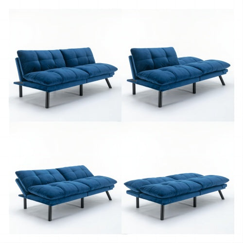 Navy Folding Sofa Bed