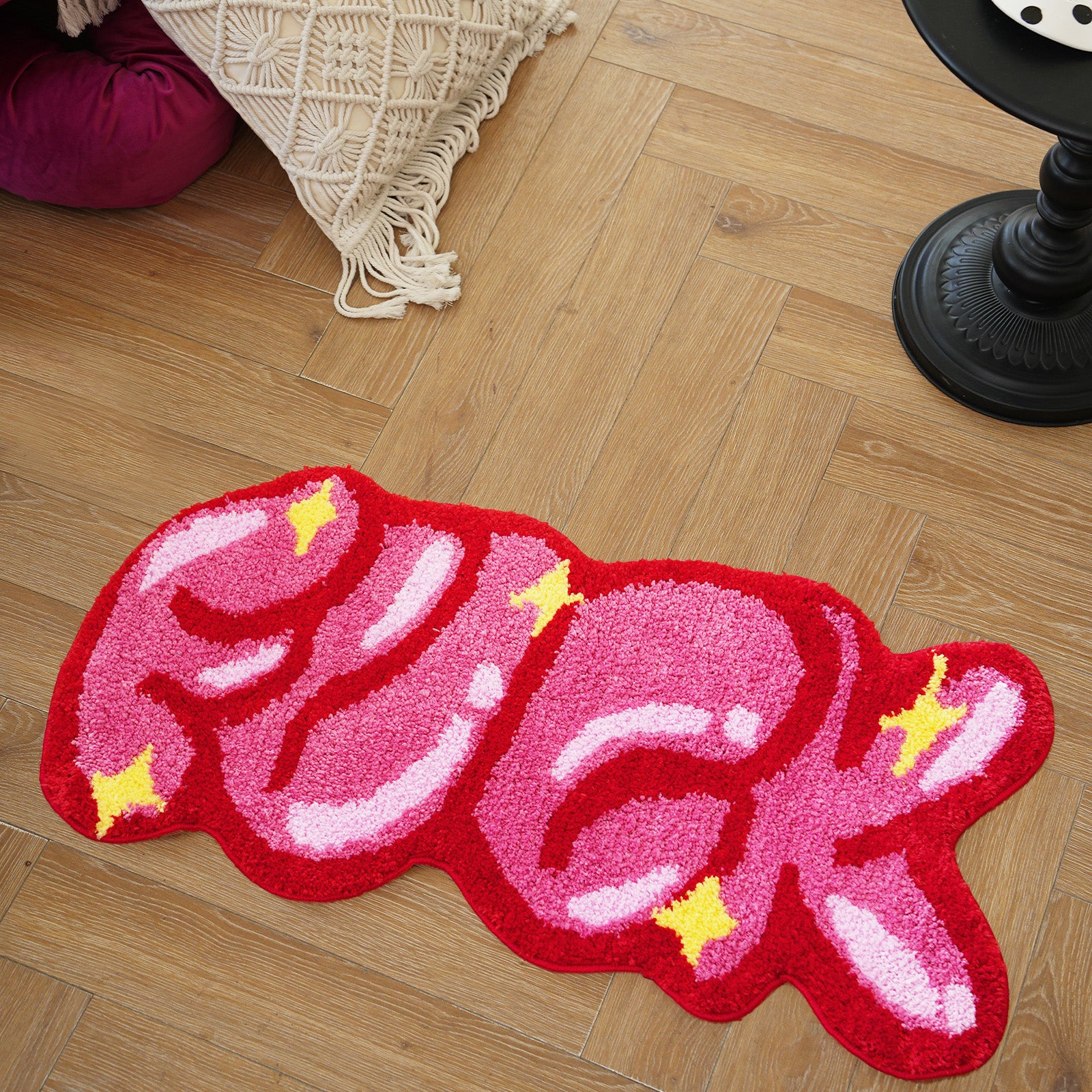 Leaf Shaped Bath Rug