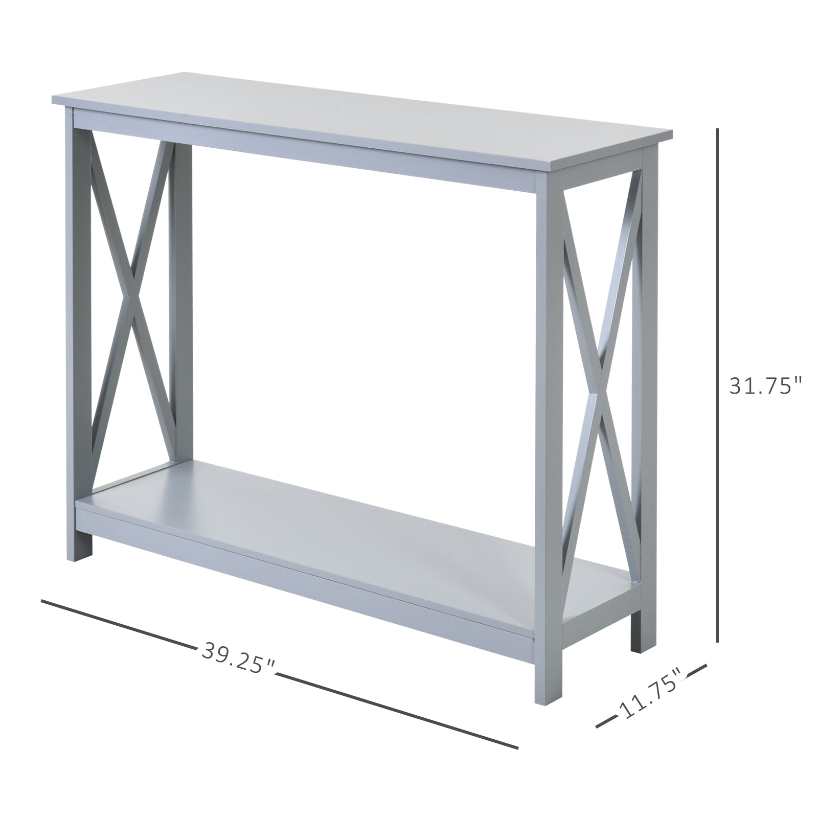 Modern Two-Tier Console Table