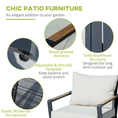 4 Piece Patio Furniture Set