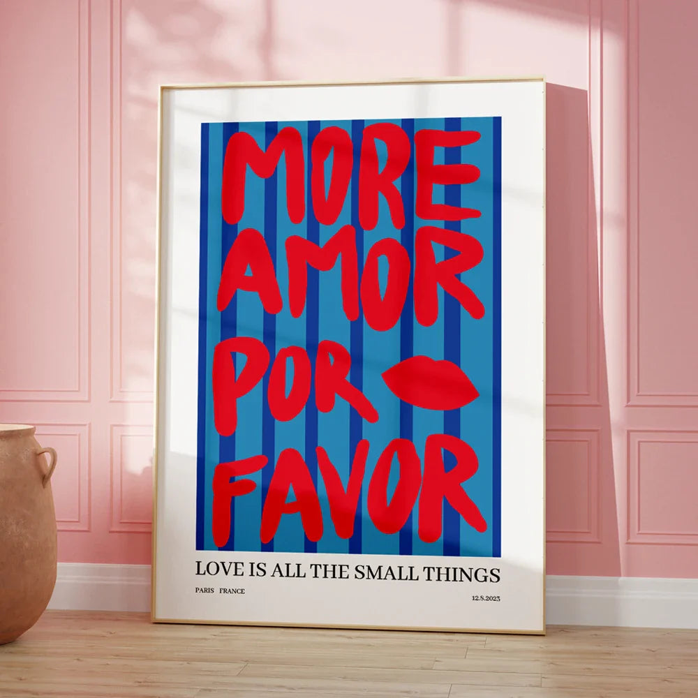 ’Be Kind Love Quote Wall Art Canvas’ - 3 / 50x70 No Frame - Posters