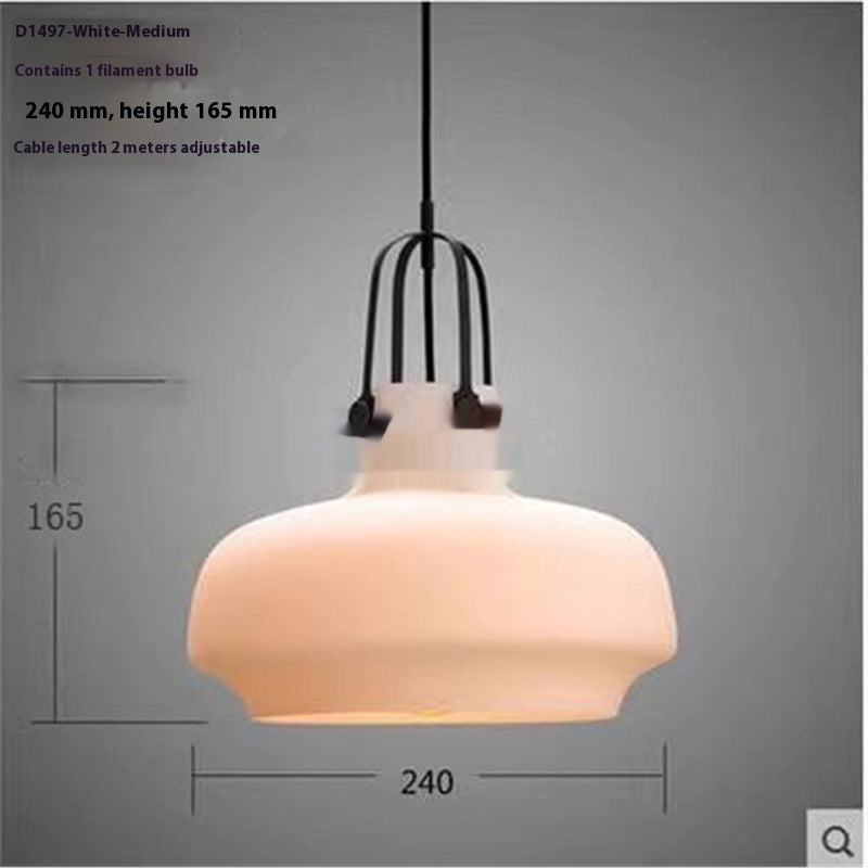 Retro Industrial Style Lighting Bar Glass Chandelier