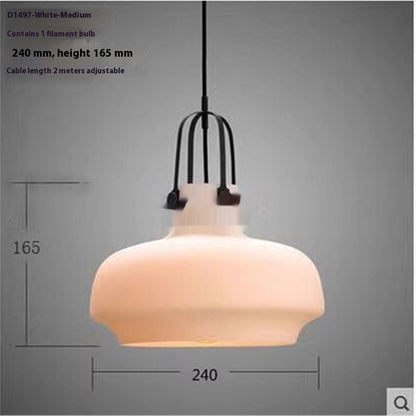 Retro Industrial Style Lighting Bar Glass Chandelier