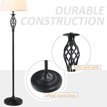 3 Piece Table Floor Lamp Set with Pole