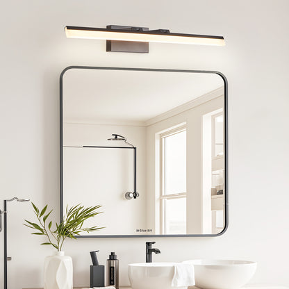 32 Inch Modern LED Bathroom Vanity Light - Sleek Black Metal Wall Light For Mirror, Dressing Room Or Sink Area
