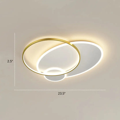 DecorBites™ DecorBites™ Iluminación brillante para el dormitorio en un conjunto: Lámpara de techo minimalista LED de metal empotrada 