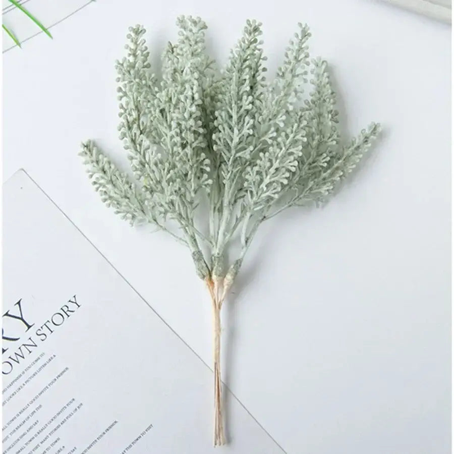 Beige decorbites golden wheat artificial plants with pale green feathery leaves for living room decor