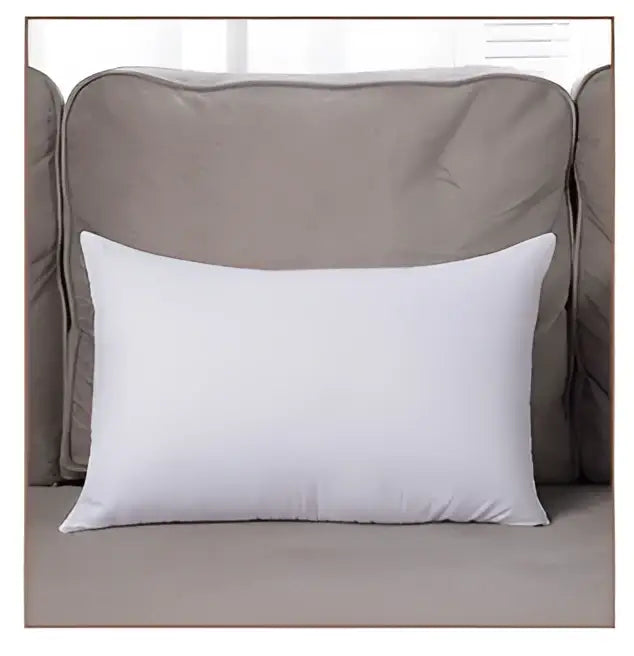 White rectangular cushion on beige sofa from decorbites handmade geometric tufted pillowcase set for bedroom decor