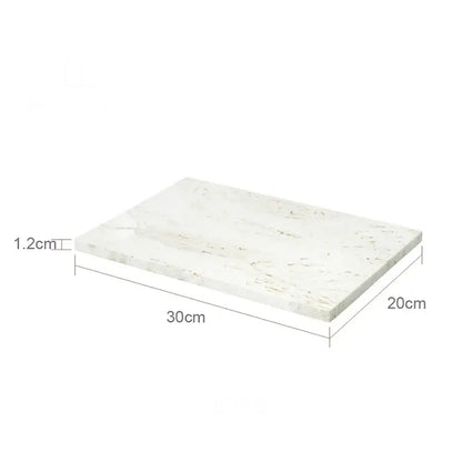 Beige travertine marble bathroom set featuring a rectangular white marble slab with gray veining by decorbites travertine marble