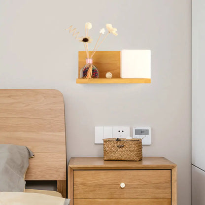 مصباح حائط ديكوربايتس™ بيج مع غطاء مكعب عصري - مصباح جداري لغرفة النوم