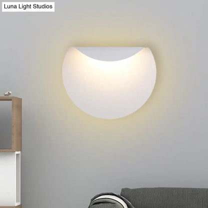 Aplique de pared DecorBites™ Bend Panel: Lámpara LED de aluminio sencilla para sala de estar, luz cálida/blanca.
