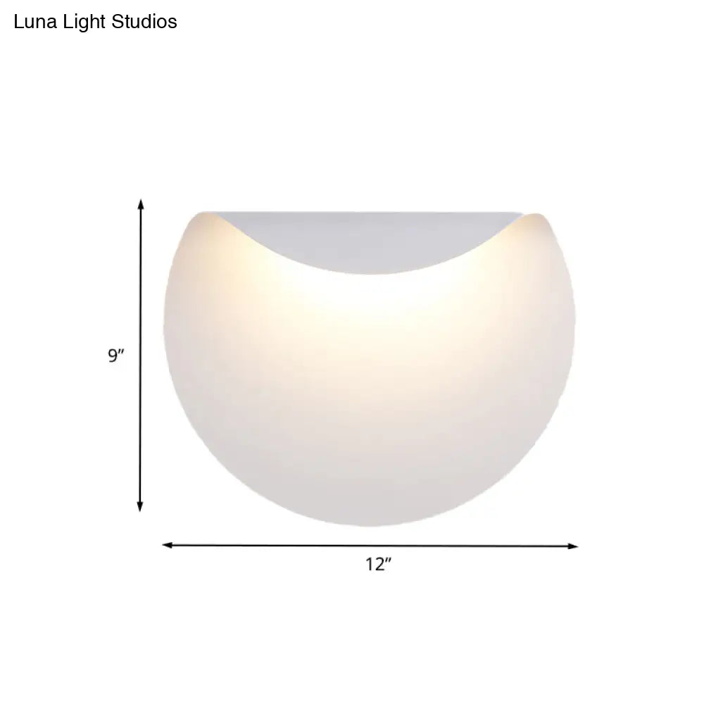 Aplique de pared DecorBites™ Bend Panel: Lámpara LED de aluminio sencilla para sala de estar, luz cálida/blanca.