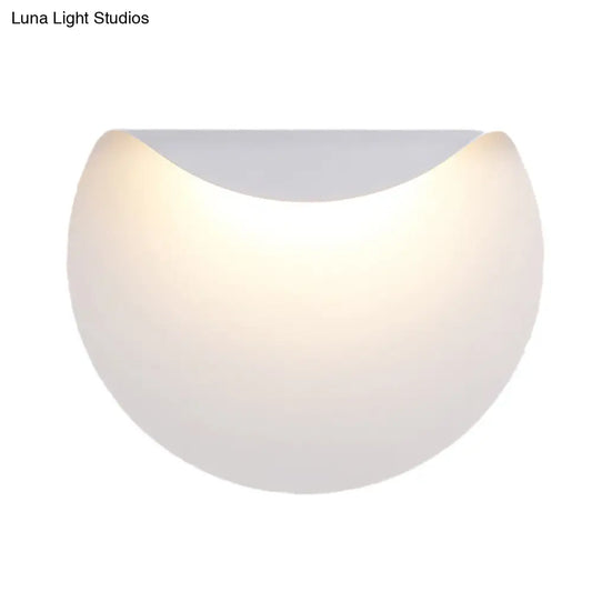 Aplique de pared DecorBites™ Bend Panel: Lámpara LED de aluminio sencilla para sala de estar, luz cálida/blanca.